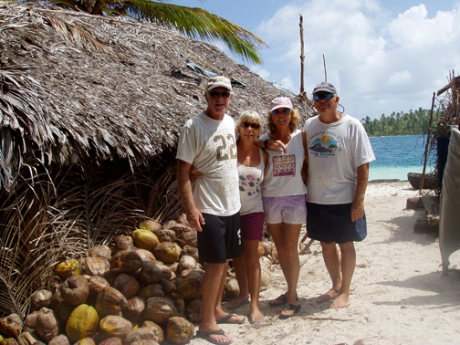 With Stu and Sandy on a Chichime cay